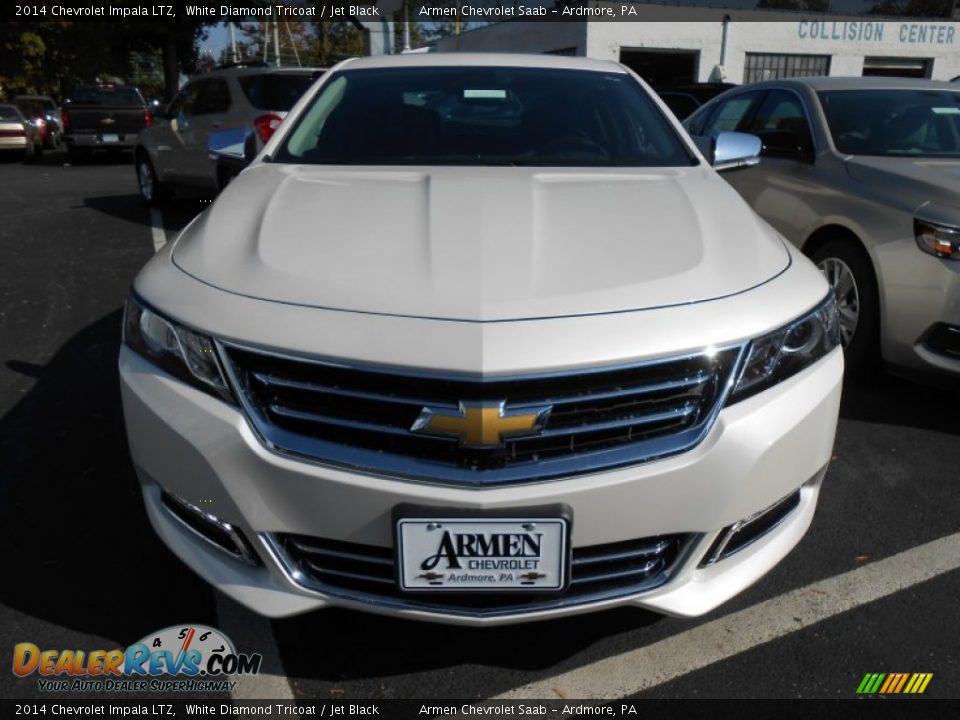 2014 Chevrolet Impala LTZ White Diamond Tricoat / Jet Black Photo #2