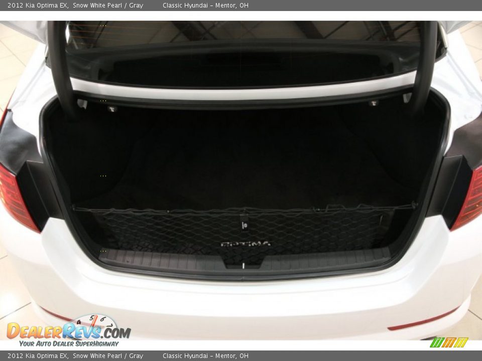 2012 Kia Optima EX Snow White Pearl / Gray Photo #26