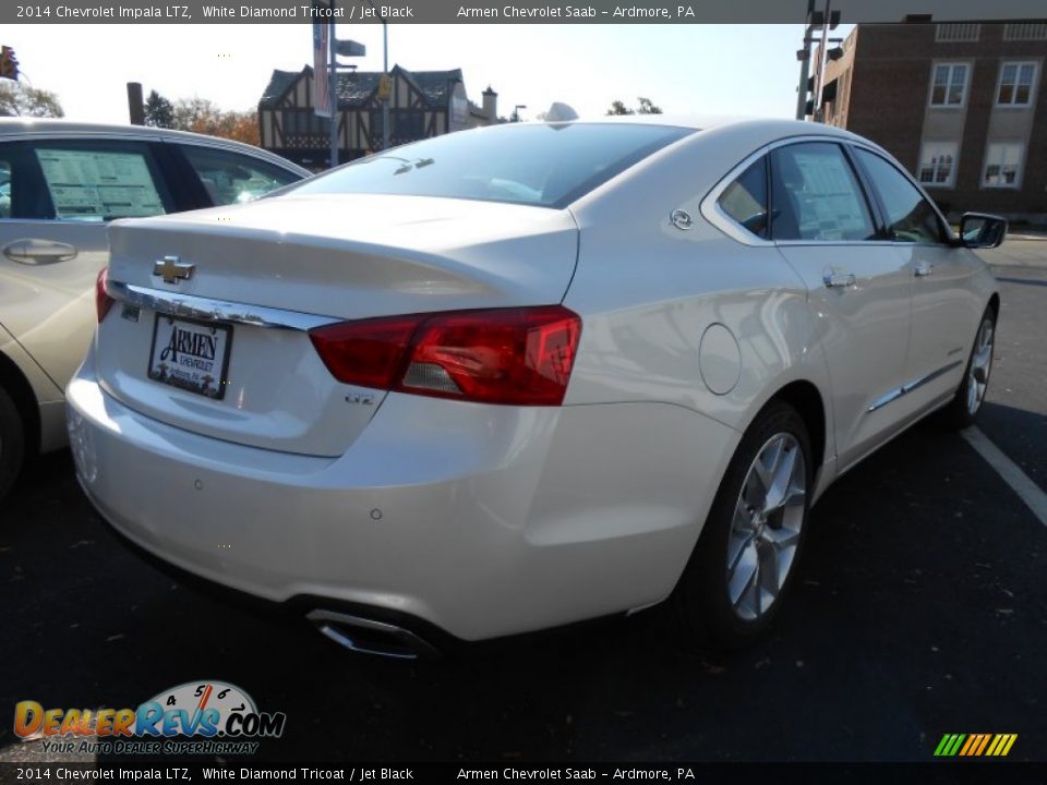 2014 Chevrolet Impala LTZ White Diamond Tricoat / Jet Black Photo #5