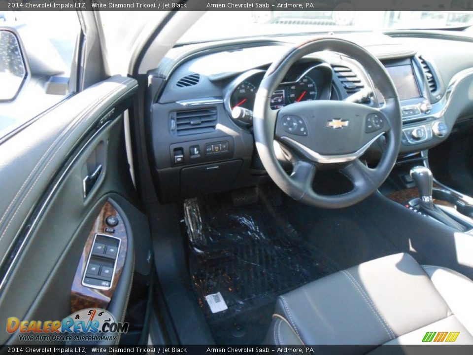 2014 Chevrolet Impala LTZ White Diamond Tricoat / Jet Black Photo #7