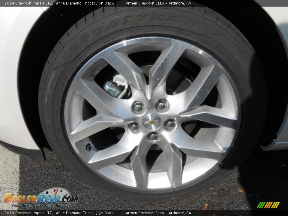 2014 Chevrolet Impala LTZ White Diamond Tricoat / Jet Black Photo #11