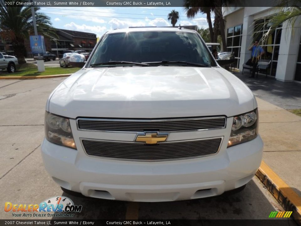 2007 Chevrolet Tahoe LS Summit White / Ebony Photo #2