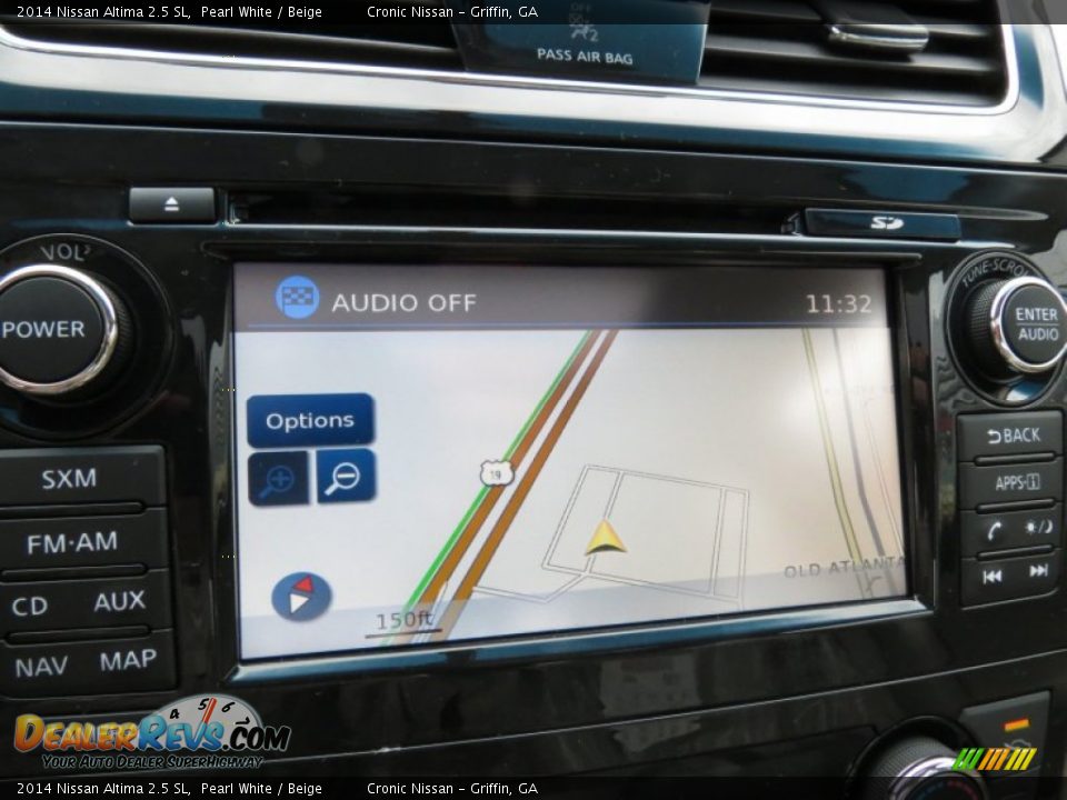 2014 Nissan Altima 2.5 SL Pearl White / Beige Photo #16