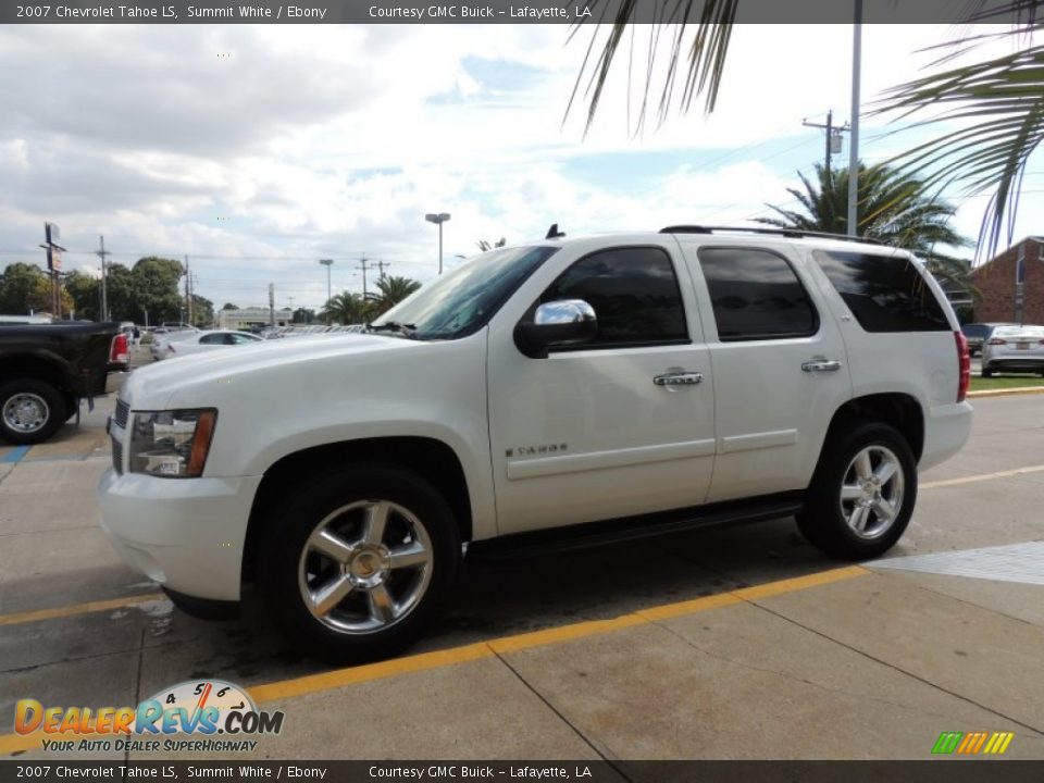 2007 Chevrolet Tahoe LS Summit White / Ebony Photo #5