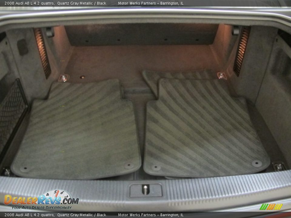 2008 Audi A8 L 4.2 quattro Quartz Gray Metallic / Black Photo #11
