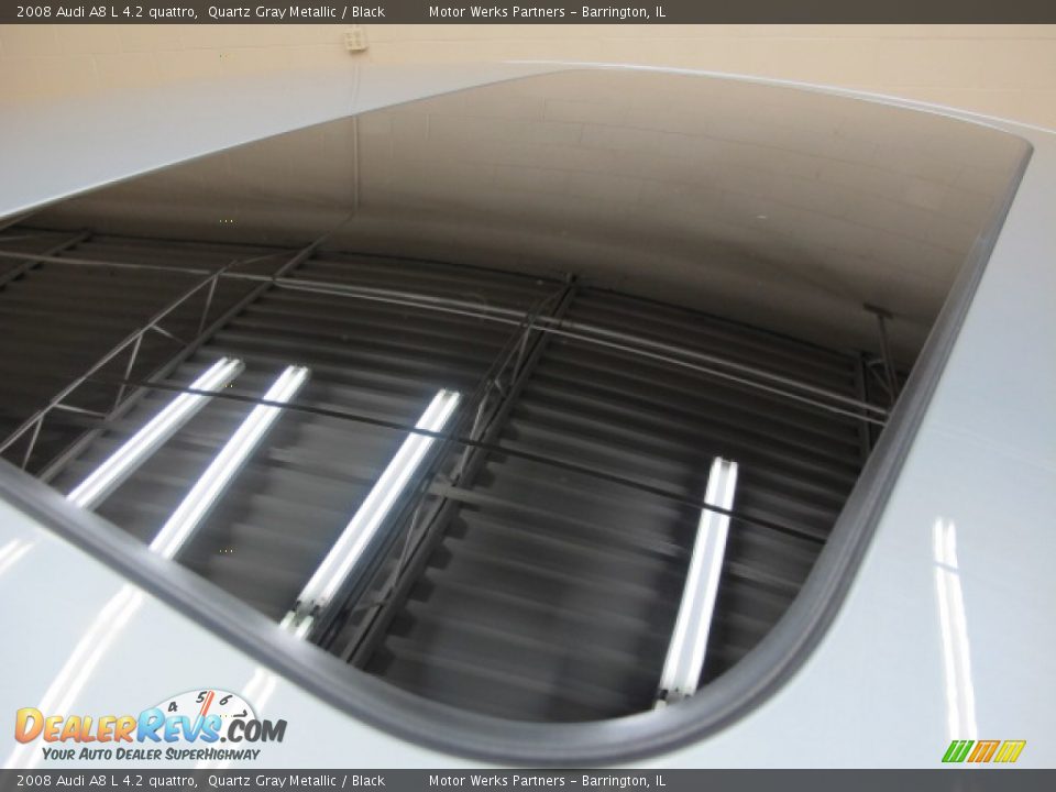 2008 Audi A8 L 4.2 quattro Quartz Gray Metallic / Black Photo #12