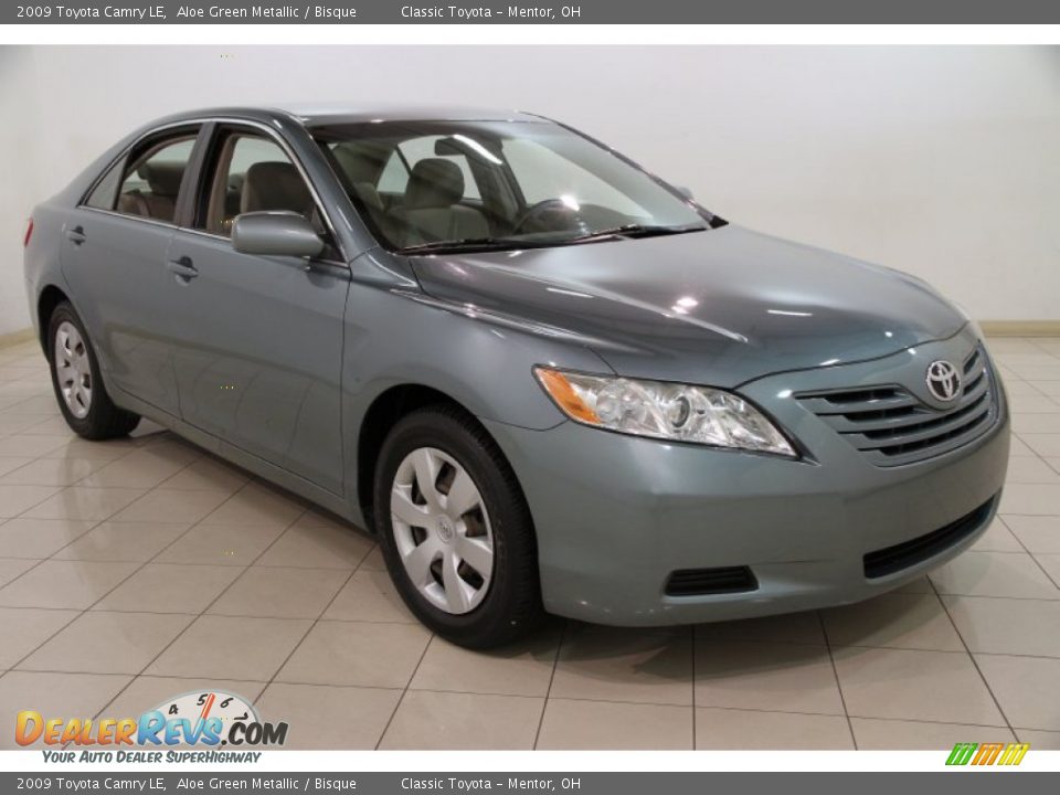 2009 Toyota Camry LE Aloe Green Metallic / Bisque Photo #1