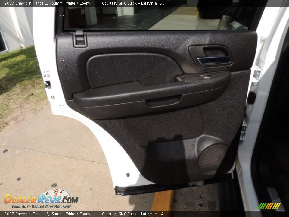 2007 Chevrolet Tahoe LS Summit White / Ebony Photo #12