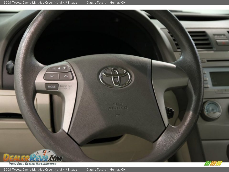 2009 Toyota Camry LE Aloe Green Metallic / Bisque Photo #6