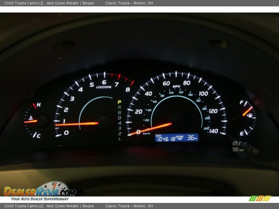 2009 Toyota Camry LE Aloe Green Metallic / Bisque Photo #7