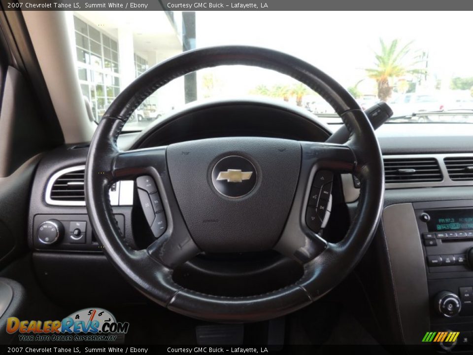 2007 Chevrolet Tahoe LS Summit White / Ebony Photo #15
