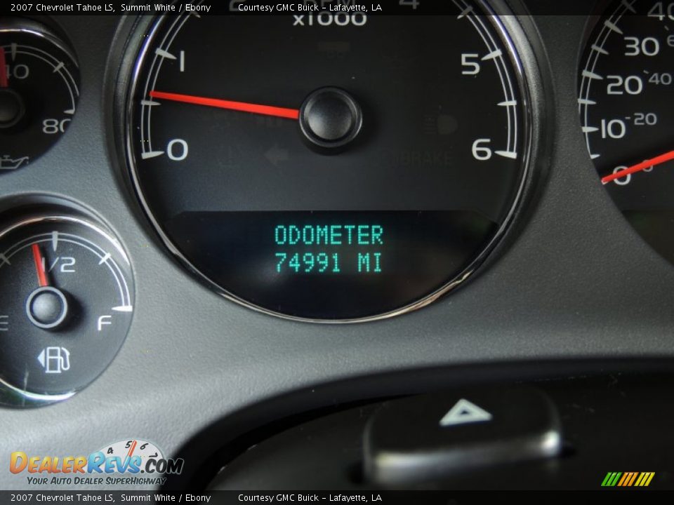 2007 Chevrolet Tahoe LS Summit White / Ebony Photo #17