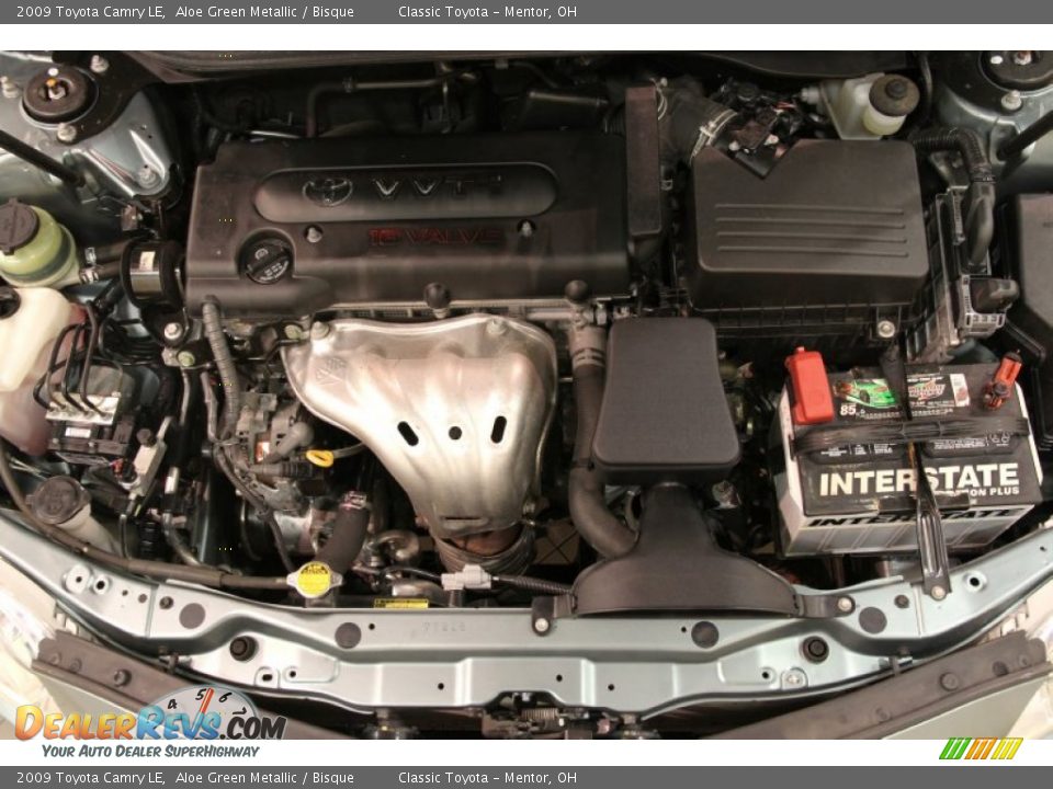 2009 Toyota Camry LE Aloe Green Metallic / Bisque Photo #15