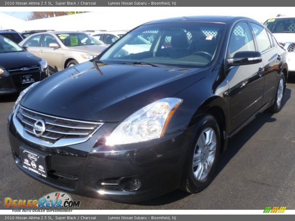 2010 Nissan Altima 2.5 SL Super Black / Charcoal Photo #3