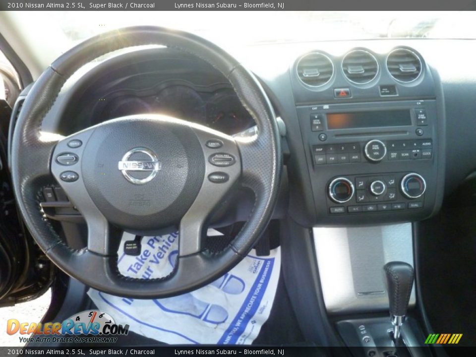 2010 Nissan Altima 2.5 SL Super Black / Charcoal Photo #12