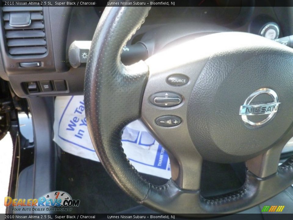 2010 Nissan Altima 2.5 SL Super Black / Charcoal Photo #14