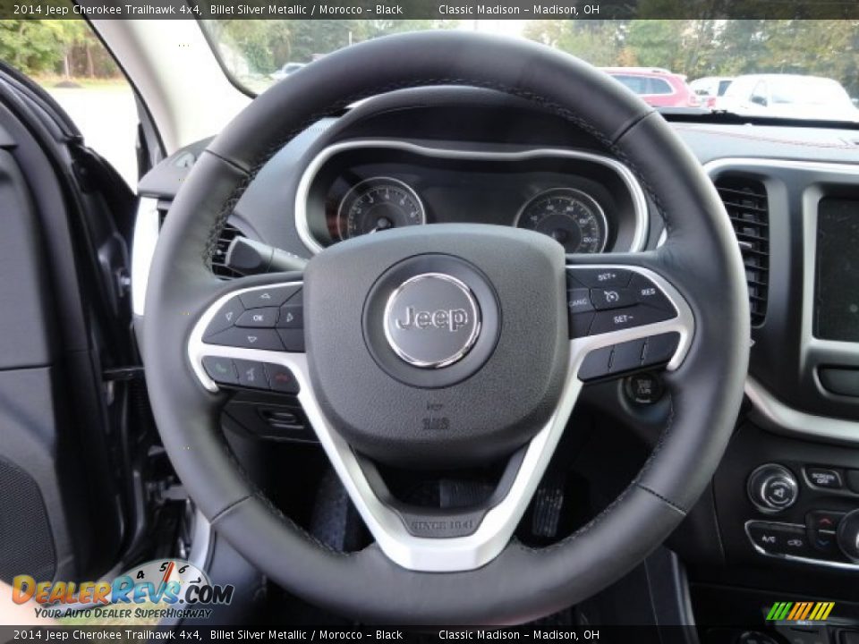 2014 Jeep Cherokee Trailhawk 4x4 Steering Wheel Photo #6