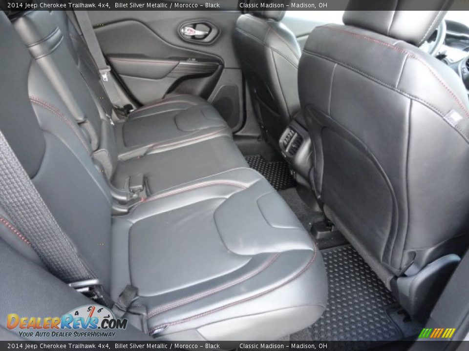 Rear Seat of 2014 Jeep Cherokee Trailhawk 4x4 Photo #11