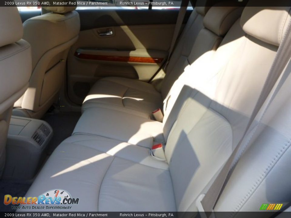 2009 Lexus RX 350 AWD Matador Red Mica / Parchment Photo #5