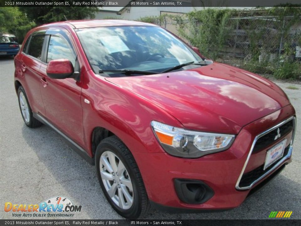 2013 Mitsubishi Outlander Sport ES Rally Red Metallic / Black Photo #1