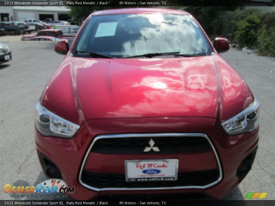 2013 Mitsubishi Outlander Sport ES Rally Red Metallic / Black Photo #2