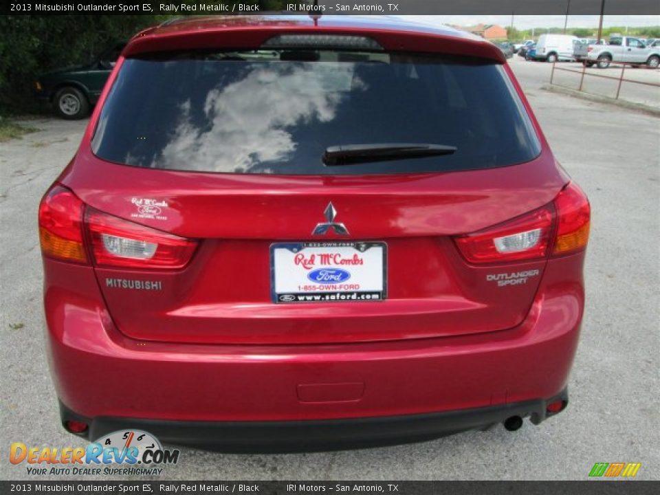 2013 Mitsubishi Outlander Sport ES Rally Red Metallic / Black Photo #5