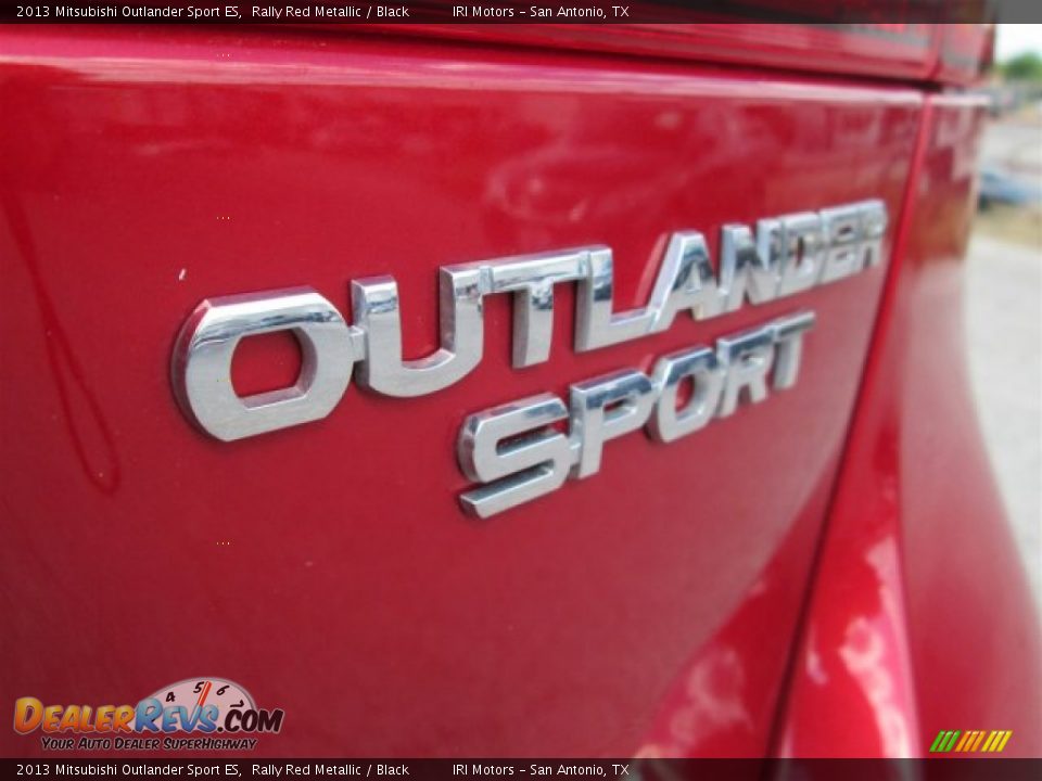 2013 Mitsubishi Outlander Sport ES Rally Red Metallic / Black Photo #6