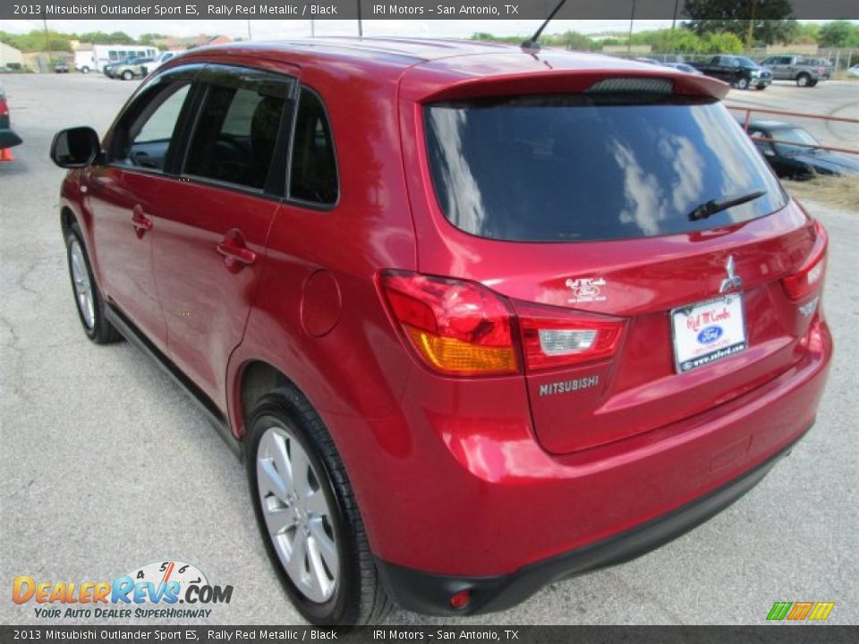 2013 Mitsubishi Outlander Sport ES Rally Red Metallic / Black Photo #7