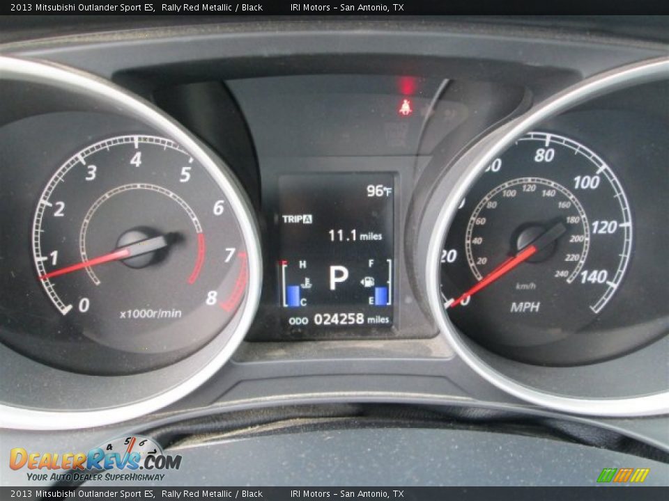 2013 Mitsubishi Outlander Sport ES Gauges Photo #17