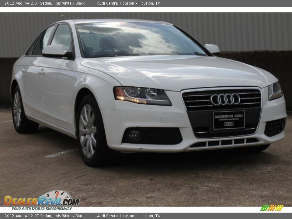 2012 Audi A4 2.0T Sedan Ibis White / Black Photo #1