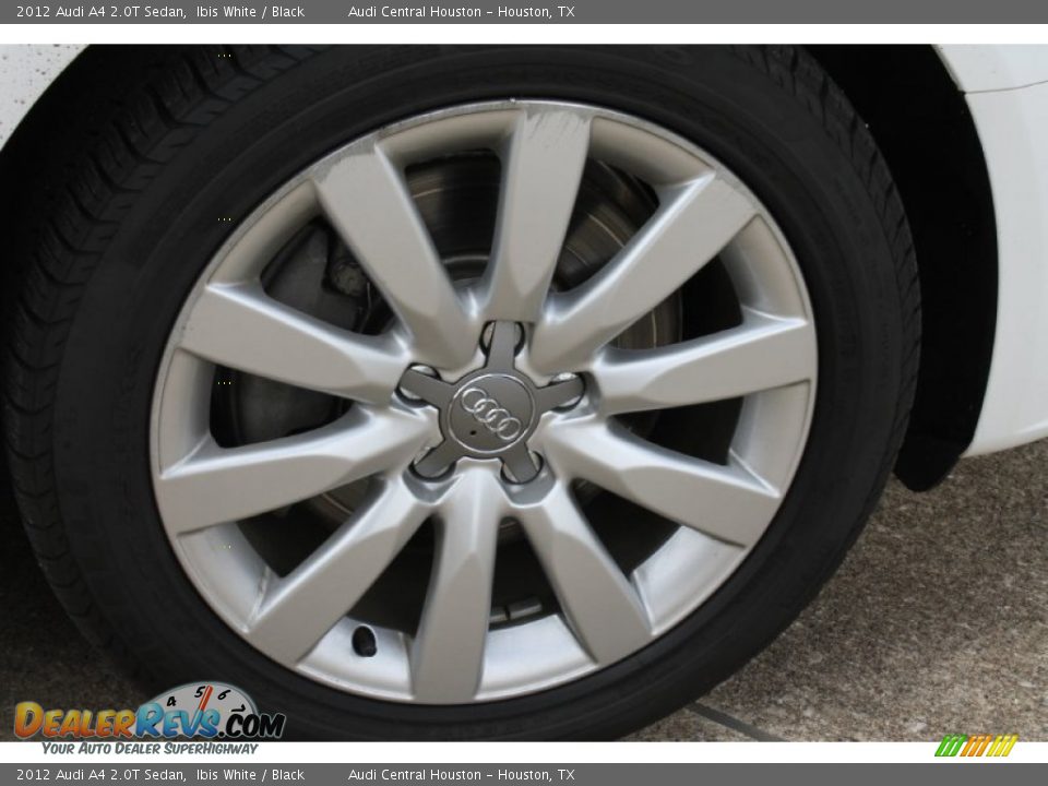 2012 Audi A4 2.0T Sedan Ibis White / Black Photo #12