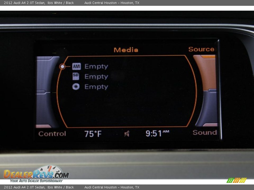 2012 Audi A4 2.0T Sedan Ibis White / Black Photo #21