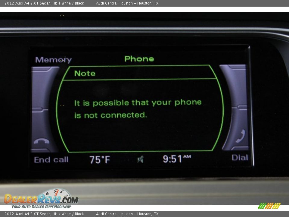 2012 Audi A4 2.0T Sedan Ibis White / Black Photo #22