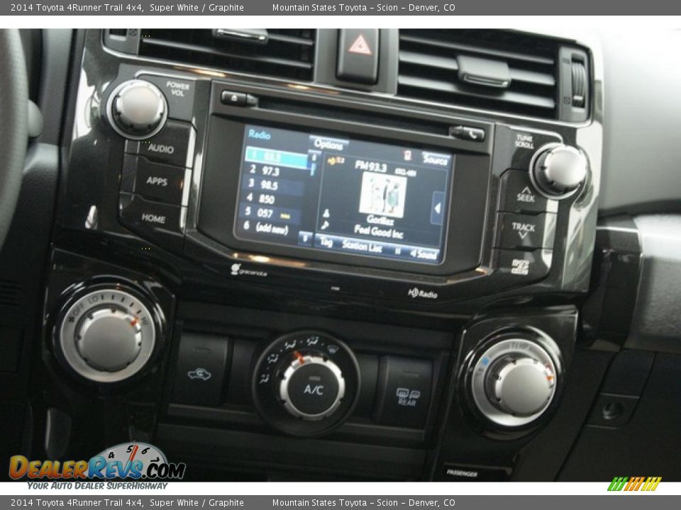 2014 Toyota 4Runner Trail 4x4 Super White / Graphite Photo #7