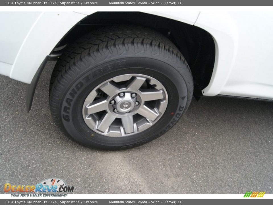 2014 Toyota 4Runner Trail 4x4 Super White / Graphite Photo #10