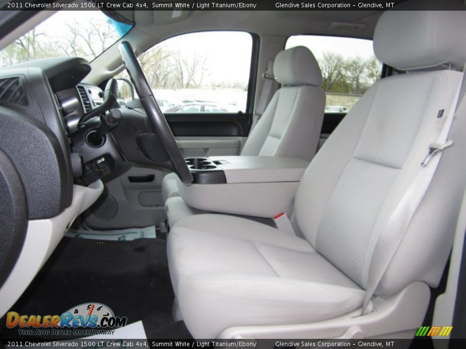 2011 Chevrolet Silverado 1500 LT Crew Cab 4x4 Summit White / Light Titanium/Ebony Photo #8