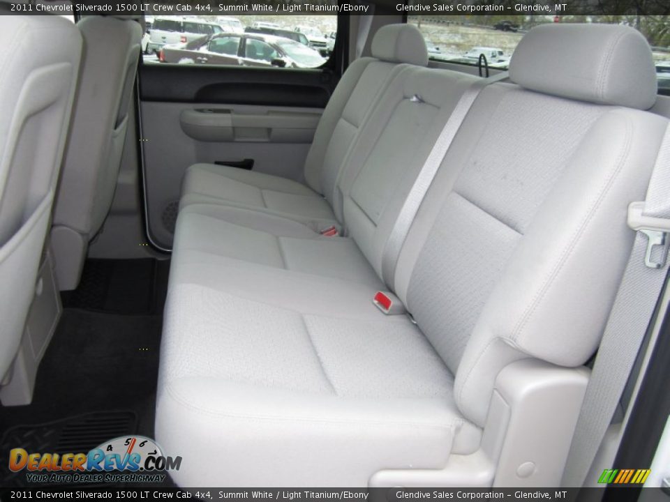 2011 Chevrolet Silverado 1500 LT Crew Cab 4x4 Summit White / Light Titanium/Ebony Photo #9