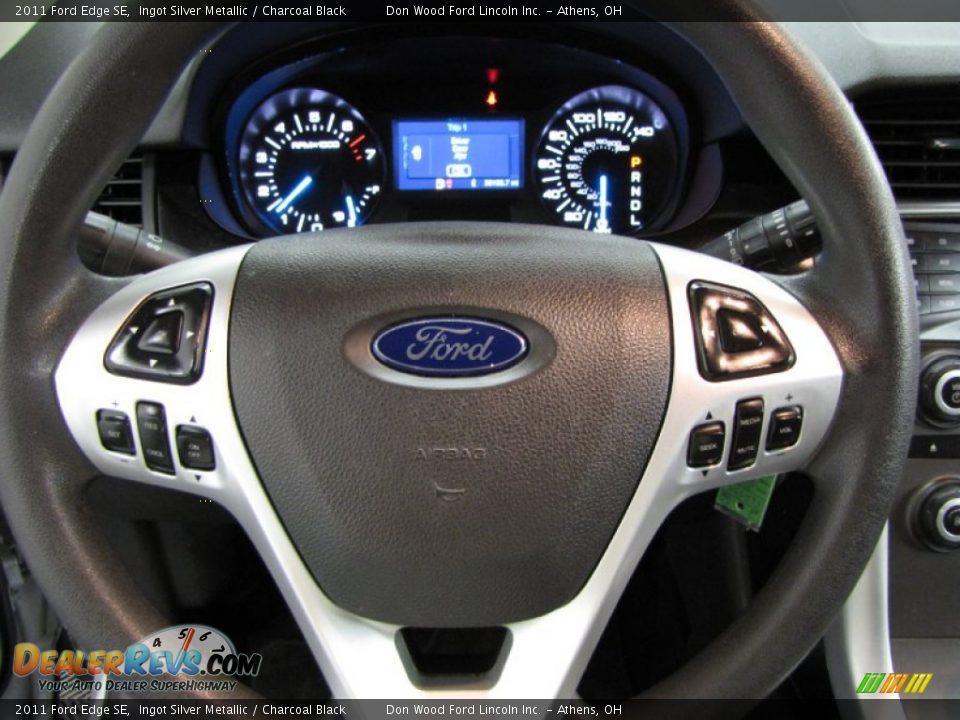 2011 Ford Edge SE Ingot Silver Metallic / Charcoal Black Photo #15