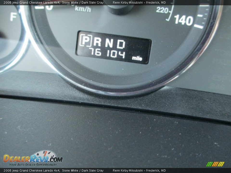 2008 Jeep Grand Cherokee Laredo 4x4 Stone White / Dark Slate Gray Photo #18