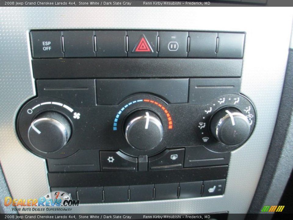 2008 Jeep Grand Cherokee Laredo 4x4 Stone White / Dark Slate Gray Photo #21