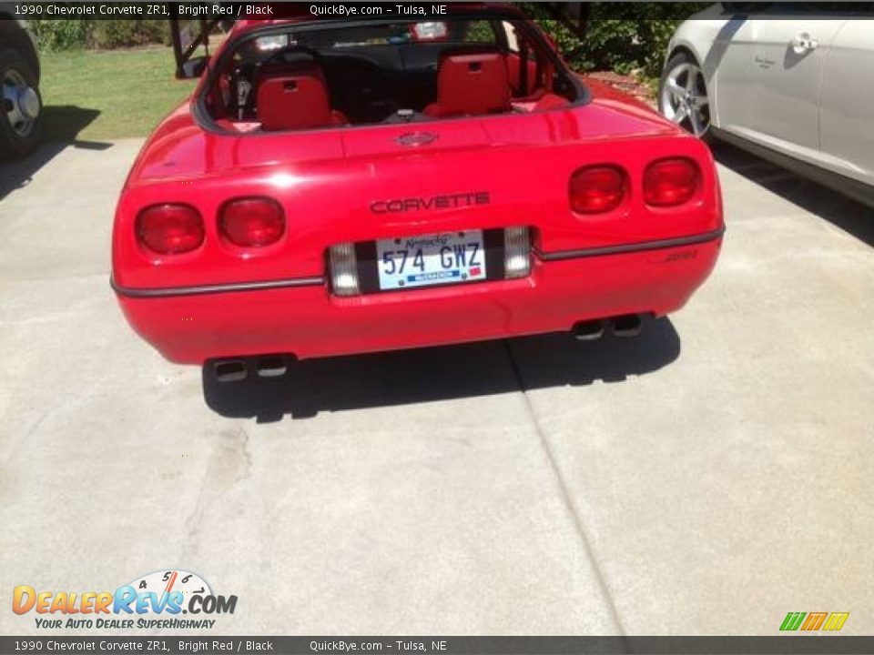 1990 Chevrolet Corvette ZR1 Bright Red / Black Photo #3