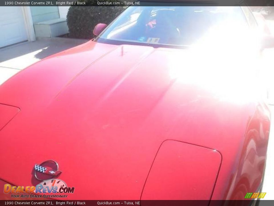 1990 Chevrolet Corvette ZR1 Bright Red / Black Photo #5