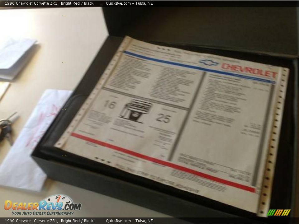 1990 Chevrolet Corvette ZR1 Window Sticker Photo #8