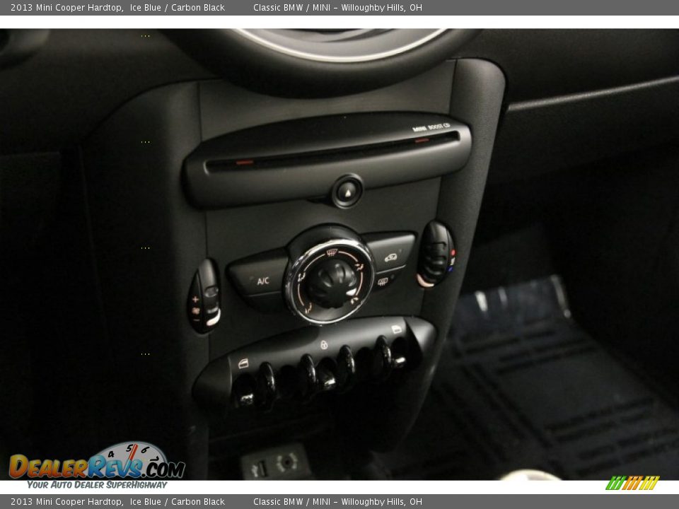 2013 Mini Cooper Hardtop Ice Blue / Carbon Black Photo #11