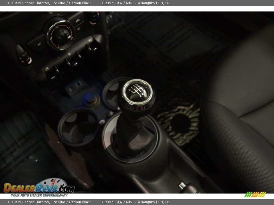 2013 Mini Cooper Hardtop Ice Blue / Carbon Black Photo #14