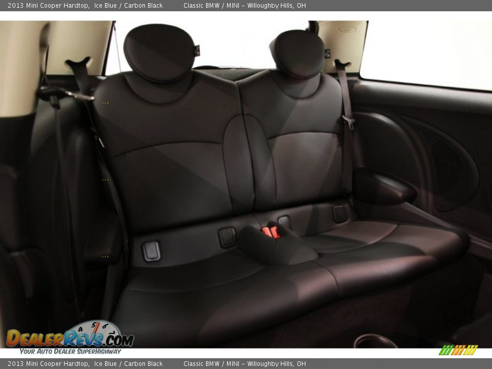 2013 Mini Cooper Hardtop Ice Blue / Carbon Black Photo #16