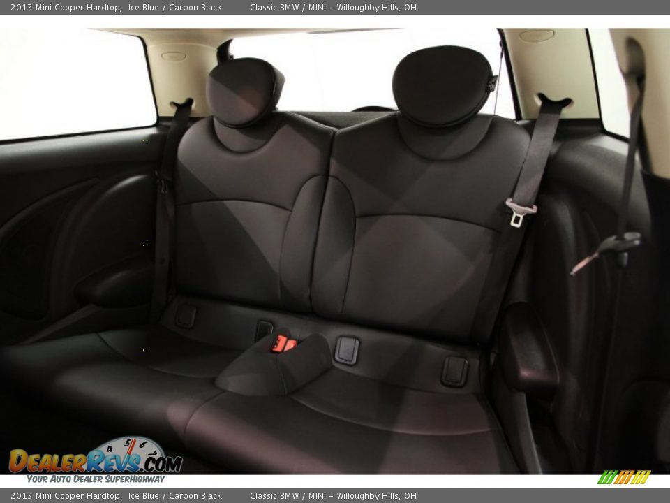 2013 Mini Cooper Hardtop Ice Blue / Carbon Black Photo #17