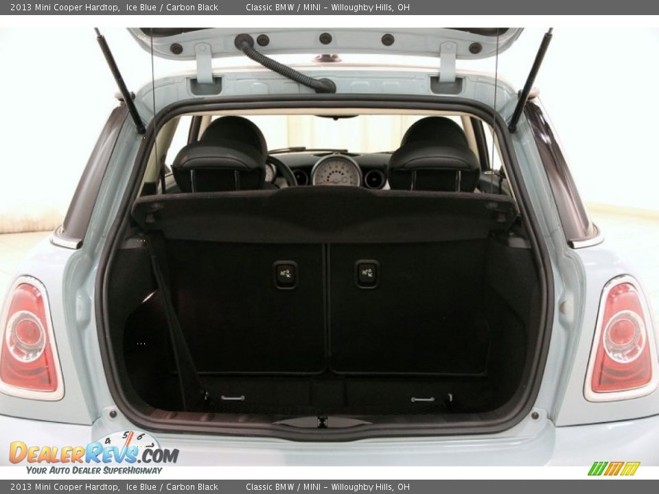 2013 Mini Cooper Hardtop Ice Blue / Carbon Black Photo #19