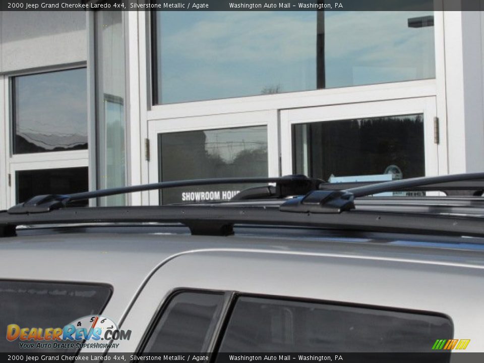 2000 Jeep Grand Cherokee Laredo 4x4 Silverstone Metallic / Agate Photo #13