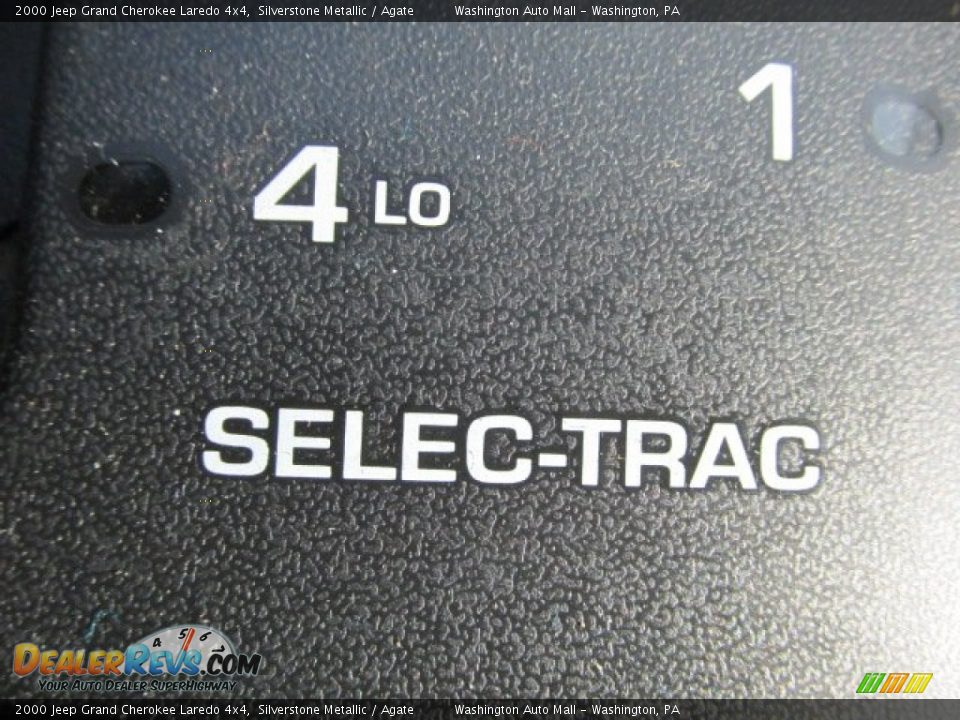 2000 Jeep Grand Cherokee Laredo 4x4 Silverstone Metallic / Agate Photo #25
